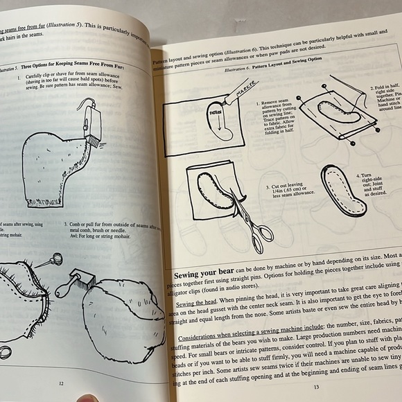 NEW 1998 Handbook for Making Teddy Bears Ultimate Linda Mullins Crafters BOOK - Picture 8 of 17